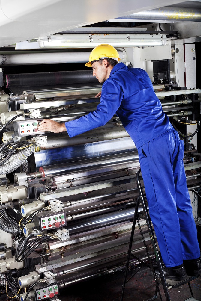 Auch für Druckmaschinen gilt: Betrieb und Wartung nur gemäß den Herstellerangaben in der Betriebsanleitung